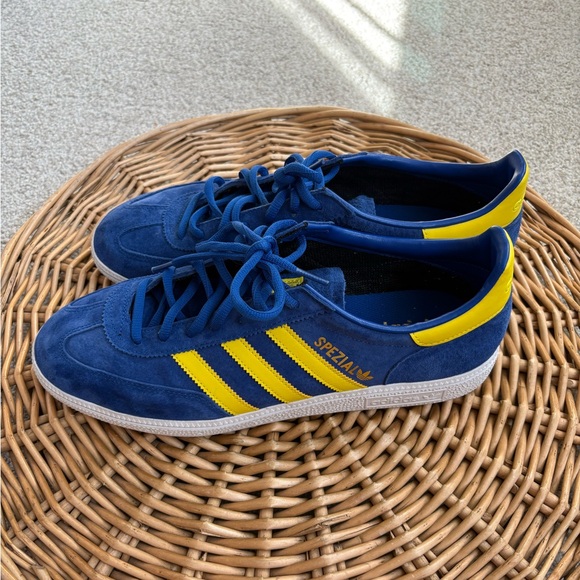 Adidas Spezial Royal Blue and Yellow Sneakers Size 12 - Picture 3 of 10